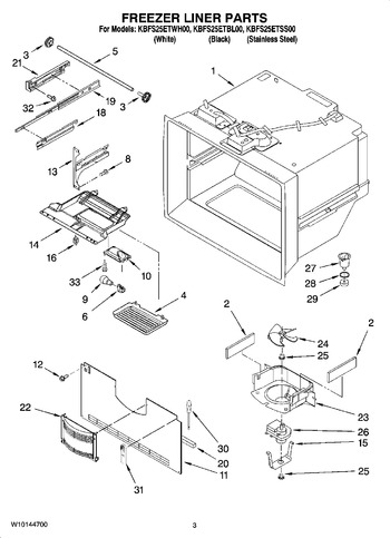 Diagram for KBFS25ETBL00