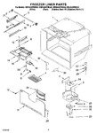 Diagram for 02 - Freezer Liner Parts