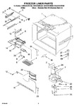 Diagram for 02 - Freezer Liner Parts