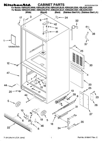 Diagram for KBLA22KLSS01