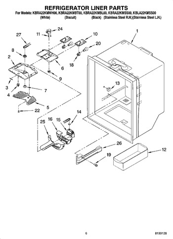 Diagram for KBRA22KMBT00