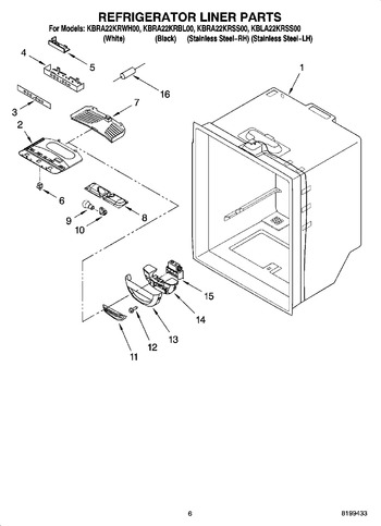 Diagram for KBRA22KRWH00