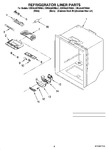 Diagram for 04 - Refrigerator Liner Parts