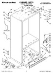 Diagram for 01 - Cabinet Parts