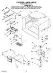 Diagram for 03 - Freezer Liner Parts