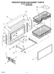 Diagram for 06 - Freezer Door And Basket Parts