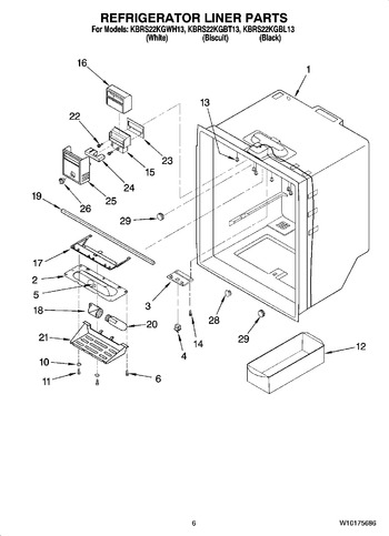 Diagram for KBRS22KGWH13