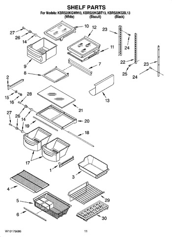 Diagram for KBRS22KGWH13