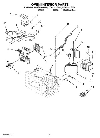 Diagram for KCMS1555SWH0