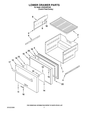 Diagram for KDDO24RVX00