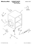 Diagram for 01 - Cabinet Parts