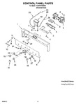 Diagram for 04 - Control Panel Parts