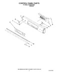 Diagram for 09 - Control Panel Parts