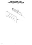 Diagram for 02 - Control Panel Parts