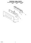 Diagram for 02 - Control Panel Parts