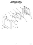 Diagram for 03 - Oven Door Parts