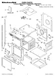 Diagram for 01 - Oven Parts