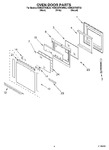 Diagram for 03 - Oven Door Parts