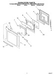 Diagram for 03 - Oven Door Parts