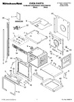 Diagram for 01 - Oven Parts