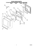 Diagram for 03 - Oven Door Parts