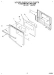 Diagram for 06 - Lower Oven Door