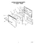 Diagram for 04 - Upper Oven Door