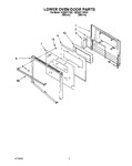 Diagram for 05 - Lower Oven Door