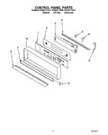 Diagram for 03 - Control Panel, Lit/optional