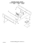 Diagram for 02 - Control Panel Parts