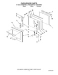 Diagram for 03 - Oven Door Parts