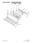 Diagram for 01 - Control Panel, Lit/optional