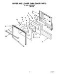 Diagram for 06 - Upper And Lower Oven Door