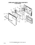 Diagram for 05 - Upper And Lower Oven Door