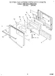 Diagram for 04 - Upper And Lower Oven Door