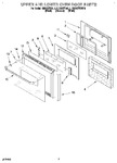 Diagram for 05 - Upper And Lower Oven Door