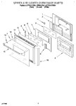 Diagram for 05 - Upper And Lower Oven Door