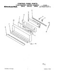 Diagram for 01 - Control Panel, Lit/optional