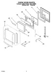 Diagram for 02 - Oven Door Parts