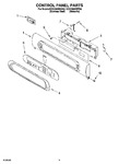 Diagram for 02 - Control Panel Parts