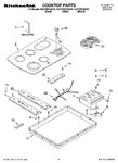 Diagram for 01 - Cooktop Parts, Miscellaneous Parts