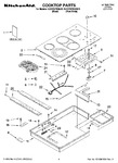 Diagram for 01 - Cooktop Parts