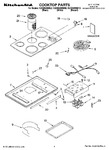 Diagram for 01 - Cooktop Parts