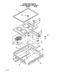 Diagram for 04 - Cooktop, Lit/optional