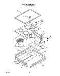 Diagram for 05 - Cooktop, Lit/optional