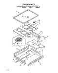 Diagram for 04 - Cooktop, Lit/optional