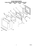 Diagram for 03 - Oven Door Parts