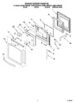 Diagram for 03 - Oven Door Parts