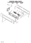 Diagram for 02 - Control Panel Parts