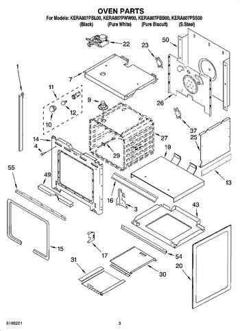 Diagram for KERA807PSS00